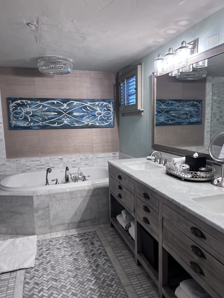 bathroom at Bernardus Lodge & Spa