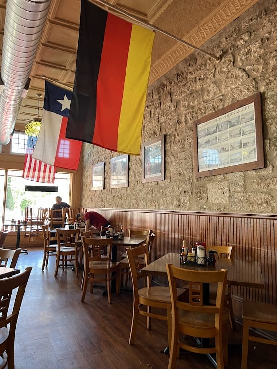 Old German bakery and restaurant in Fredericksburg, Tx