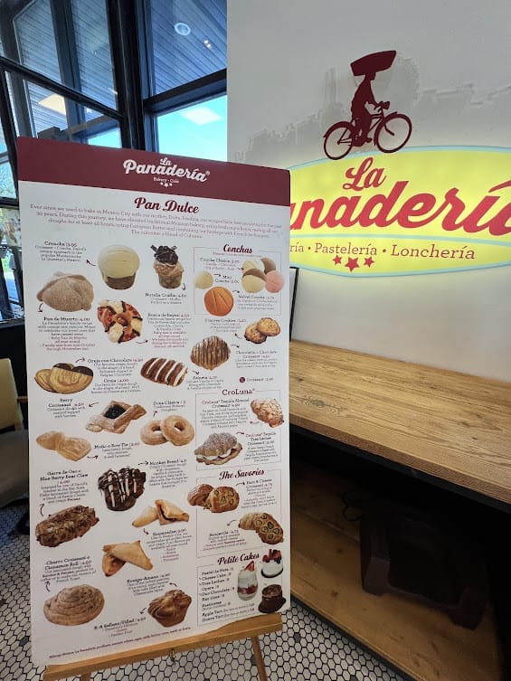 La Panaderia menu