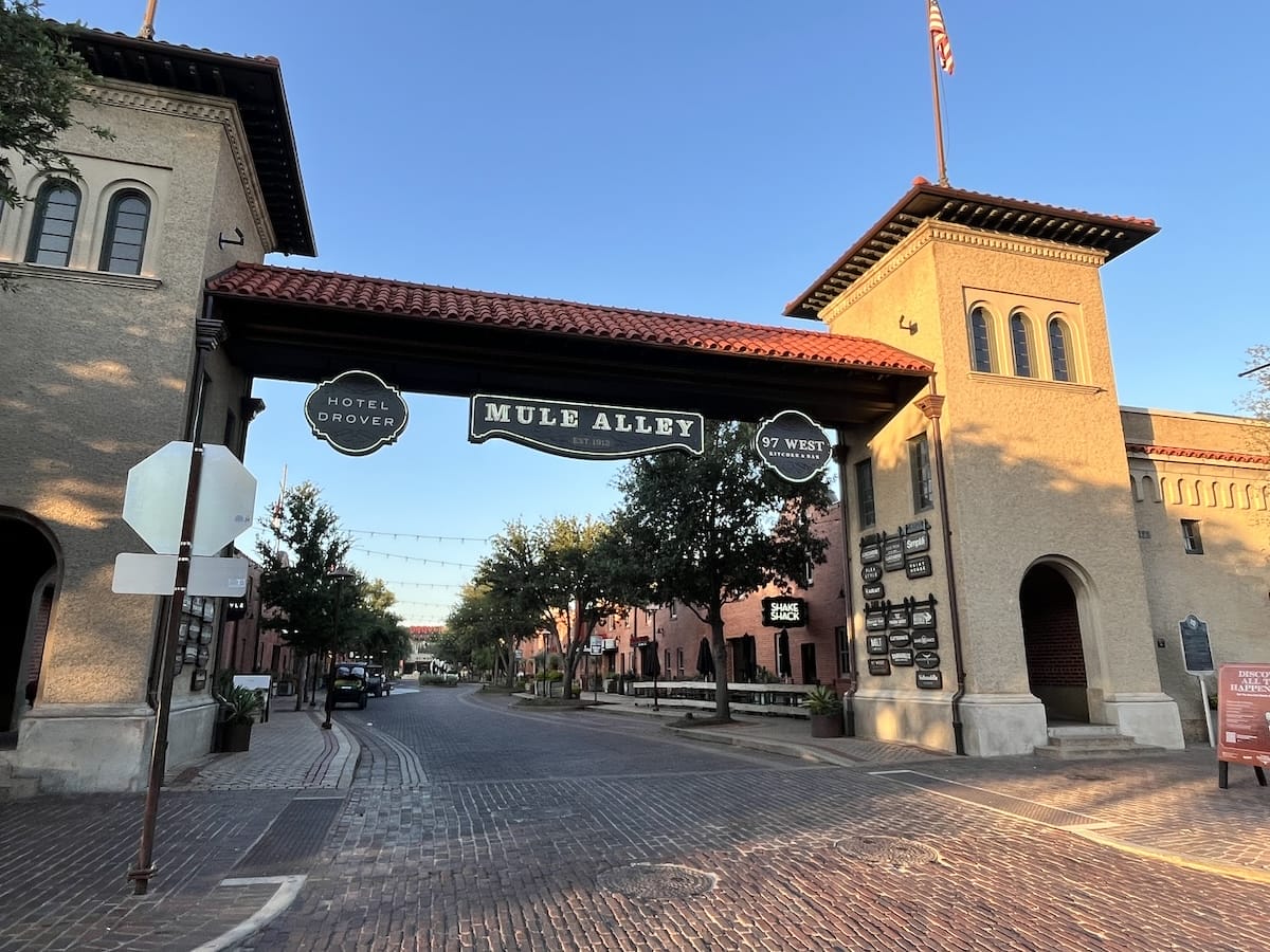 Mule Alley in Fort Worth, Texas