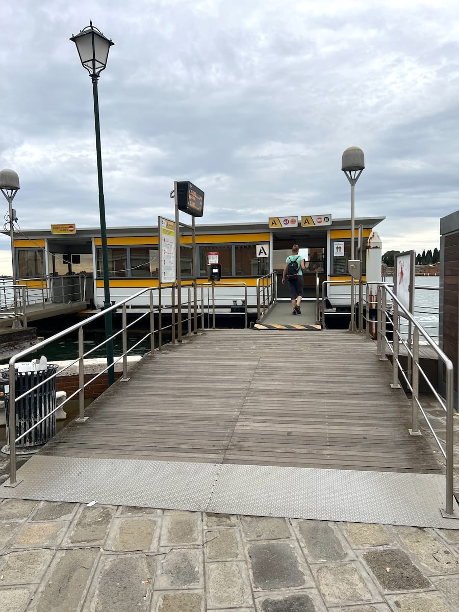 Vaporetto ramp