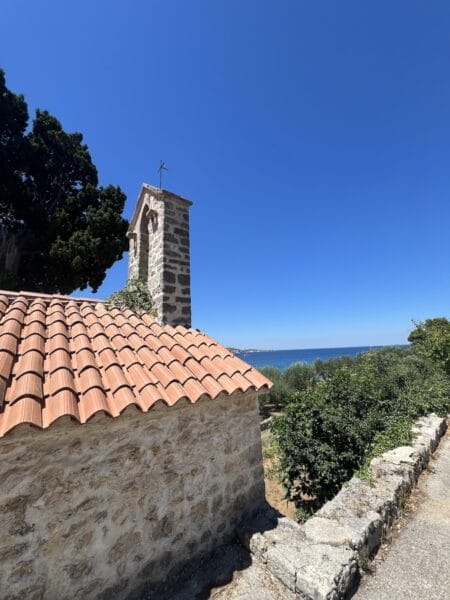 church on Olsjak, Croatia