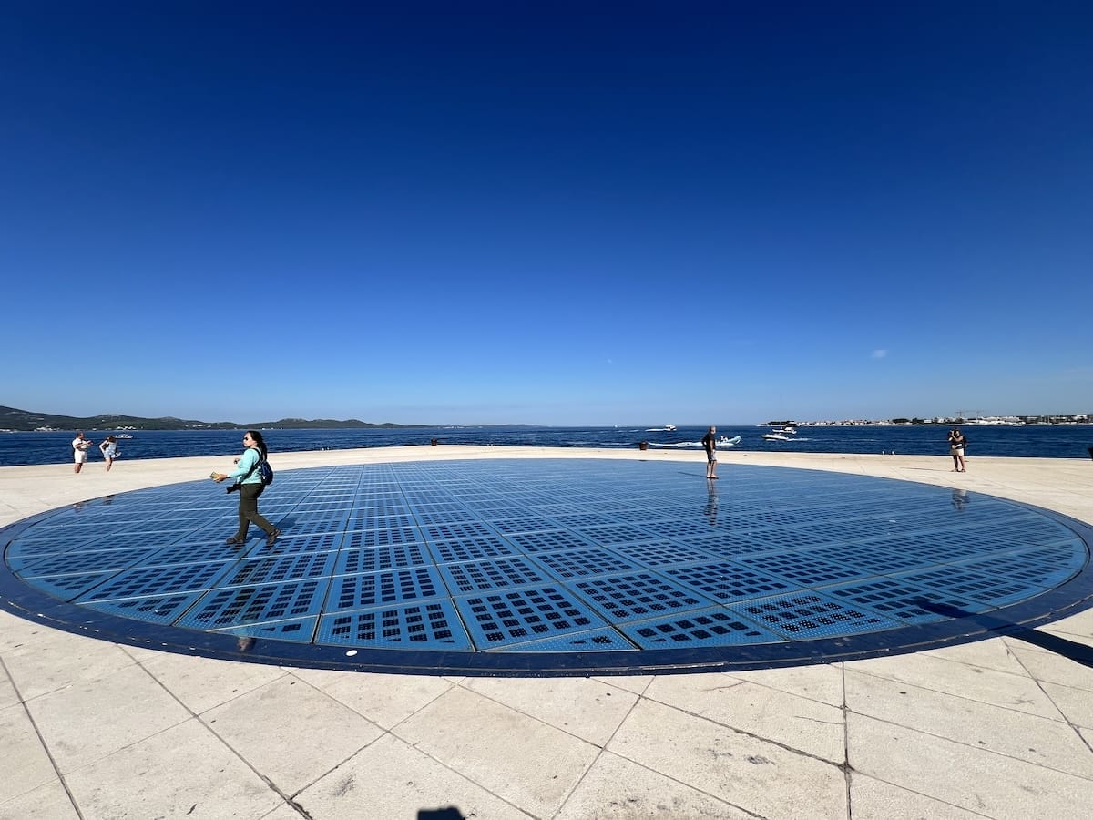 Greeting of the Sun in Zadar, Croatia