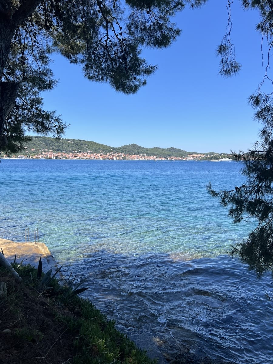 beach on Olsjak, Croatia