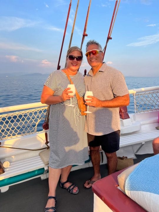 Corfu Sunset Sail in Greece on an Adriatic Cruise