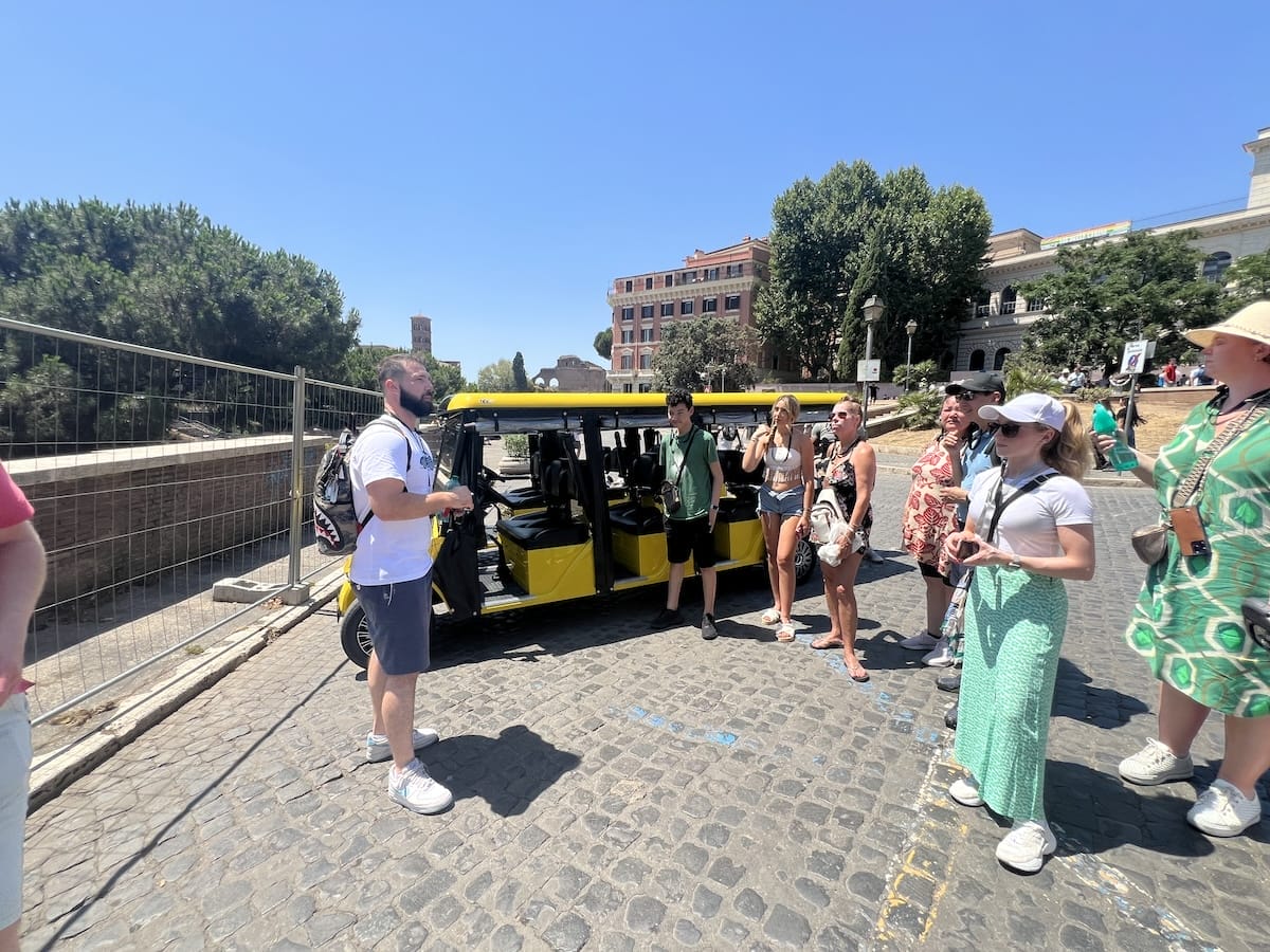 golf cart guide in Rome