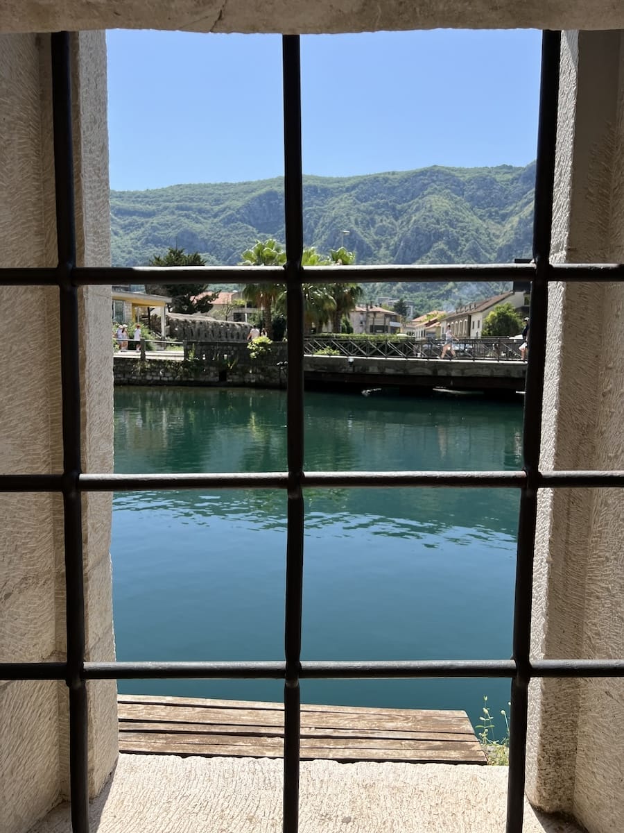 view of the bay from the South Gate in Kotor