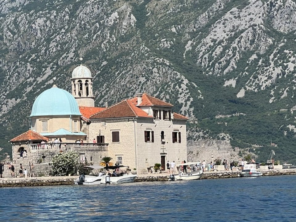 Our Lady of the Rocks island in Kotor, Montenegro
