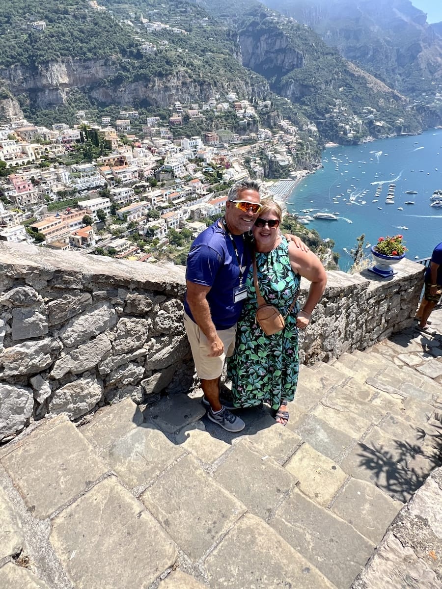 Balcony overlooking Positano