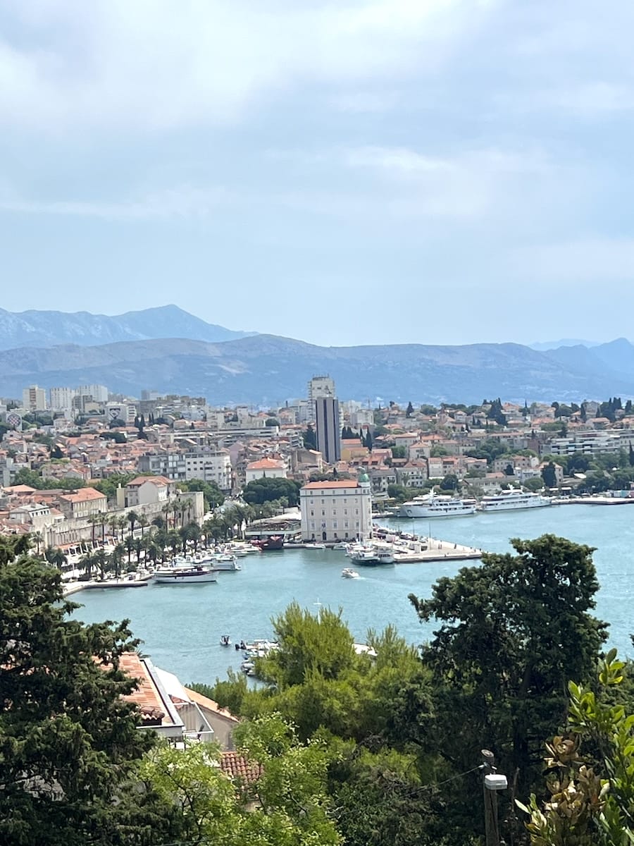 Split Croatia at overlook