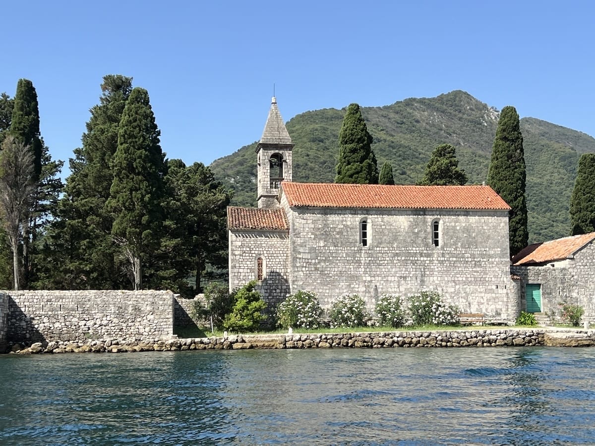 St George Island in Bay of Kotor