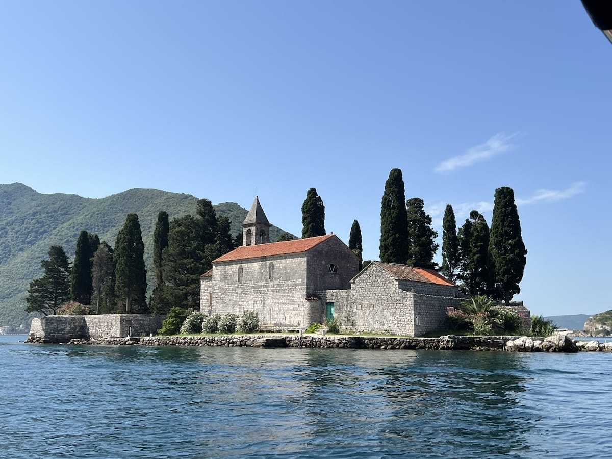 St George Monastery in Kotor, Montenegro