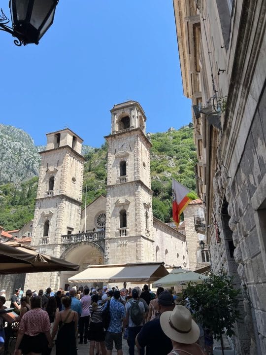 Saint Tryphone cathedral in Old Town Kotor