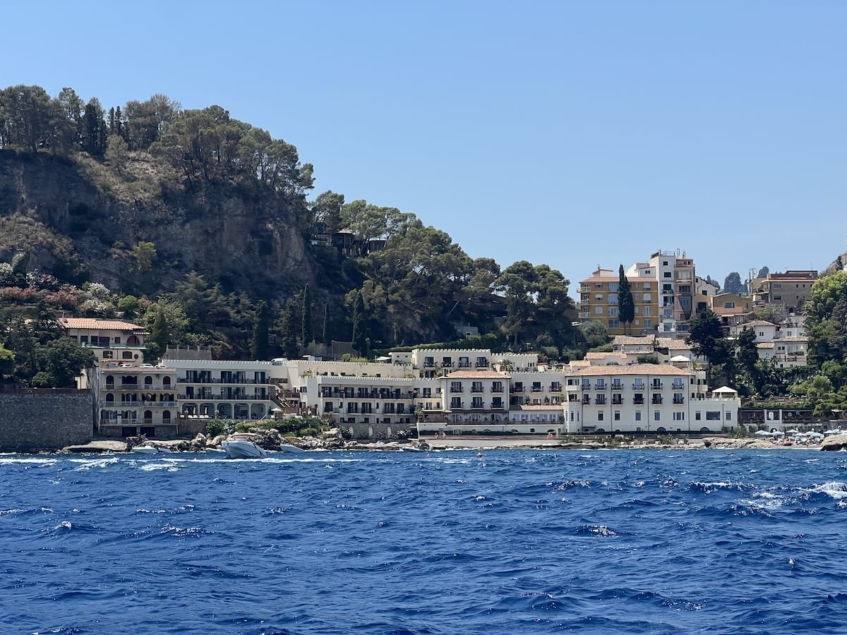 Taormina Italy onboard an Adriatic cruise