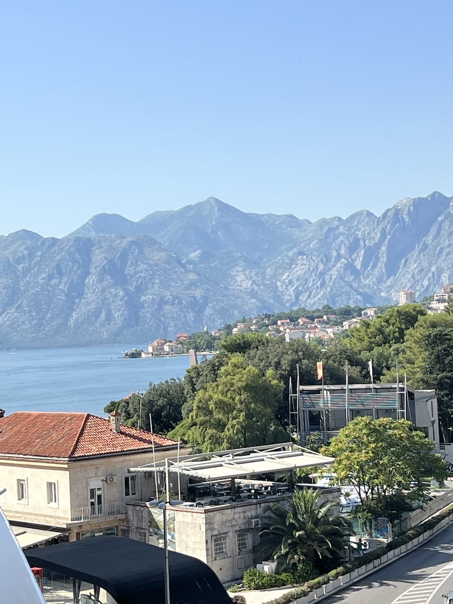 view of Boka Bay in Kotor