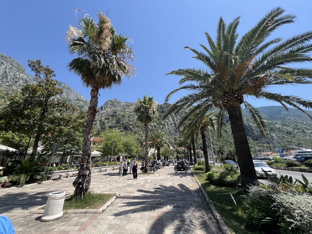 walkway to Kotor Montenegro