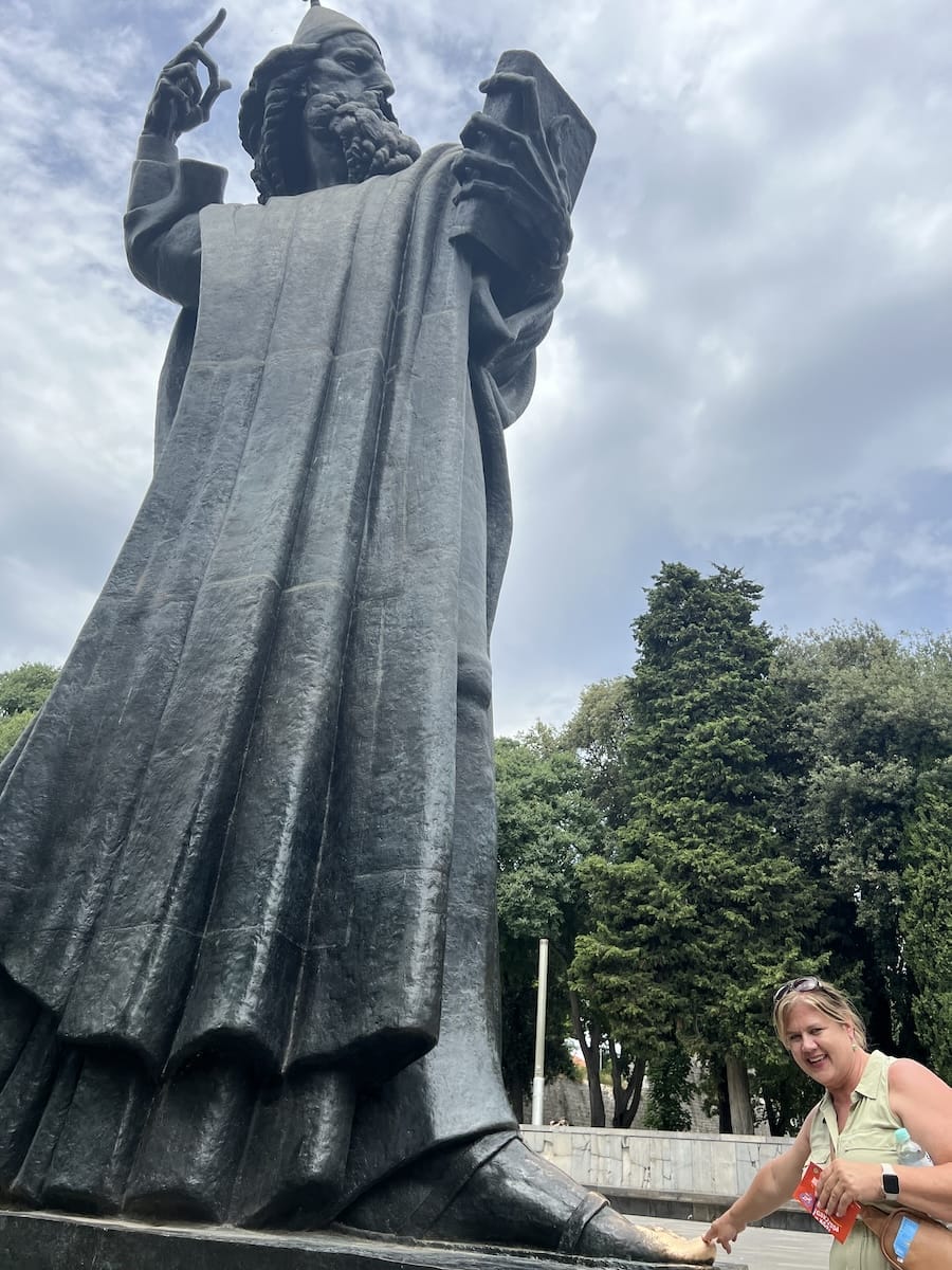 Gregory of Nin statue in Split