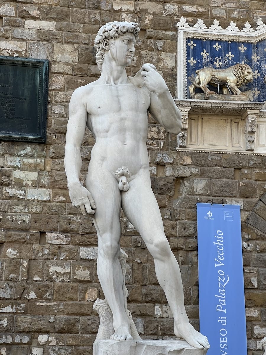 Replica of Statue of David in Florence