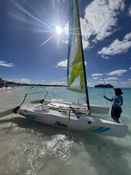 Hobie cat rental in Bahamas