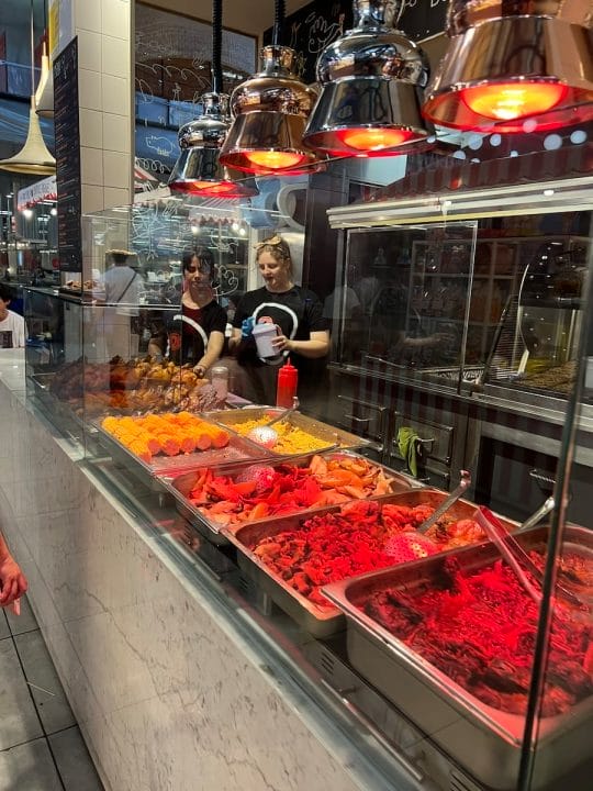 Mercato Centrale food in Florence