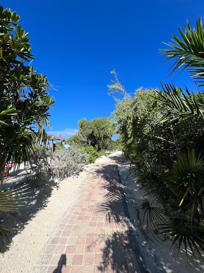 guided trail on the island
