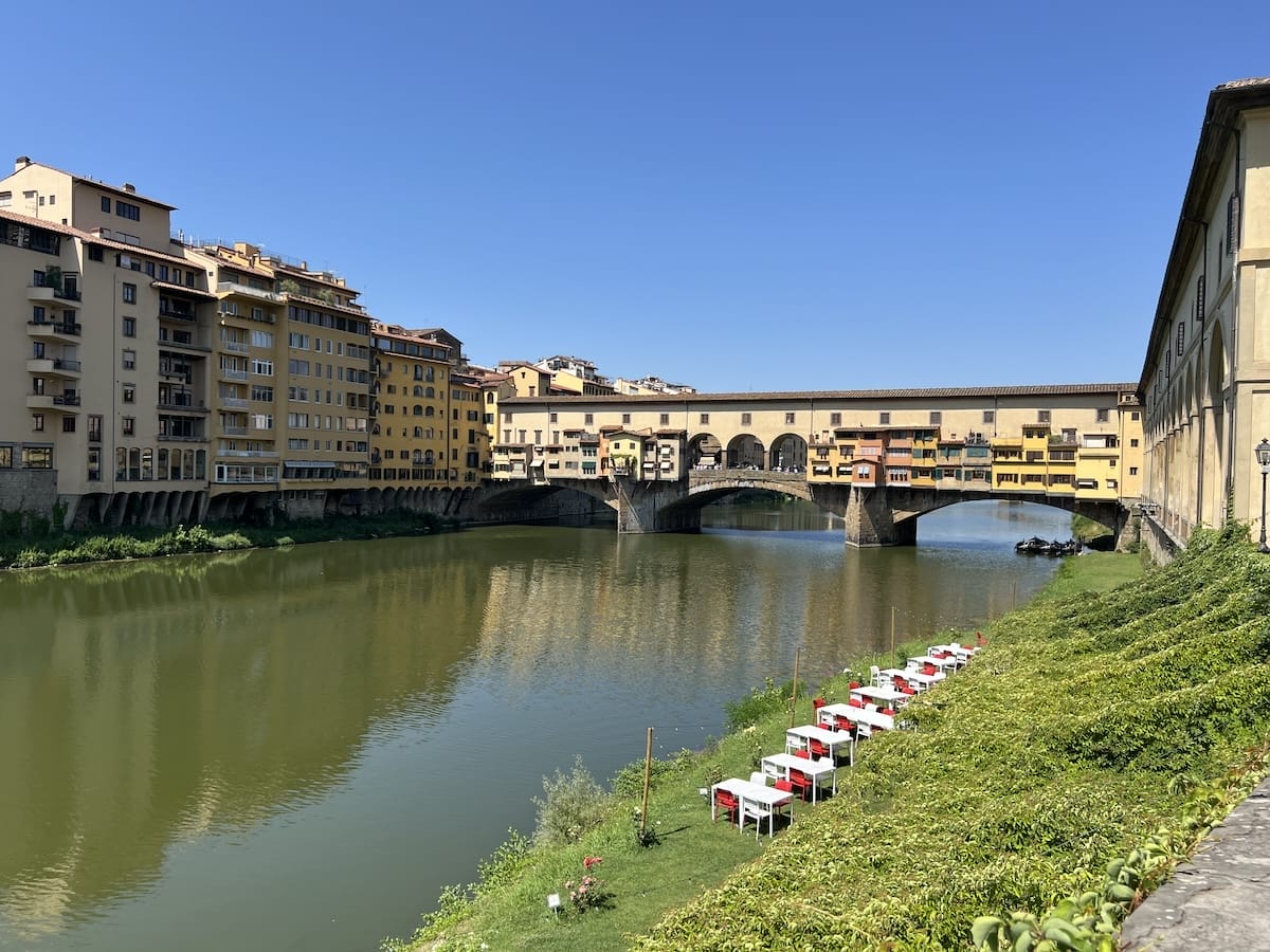 Ponte Vecchio bridge in Florence