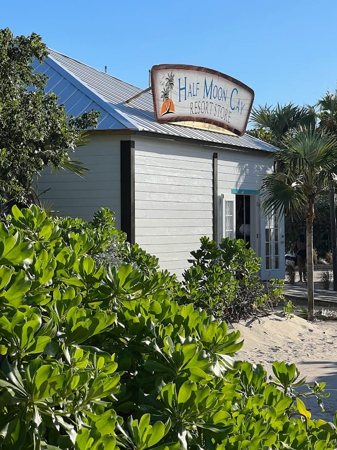 resort store on Half Moon Cay