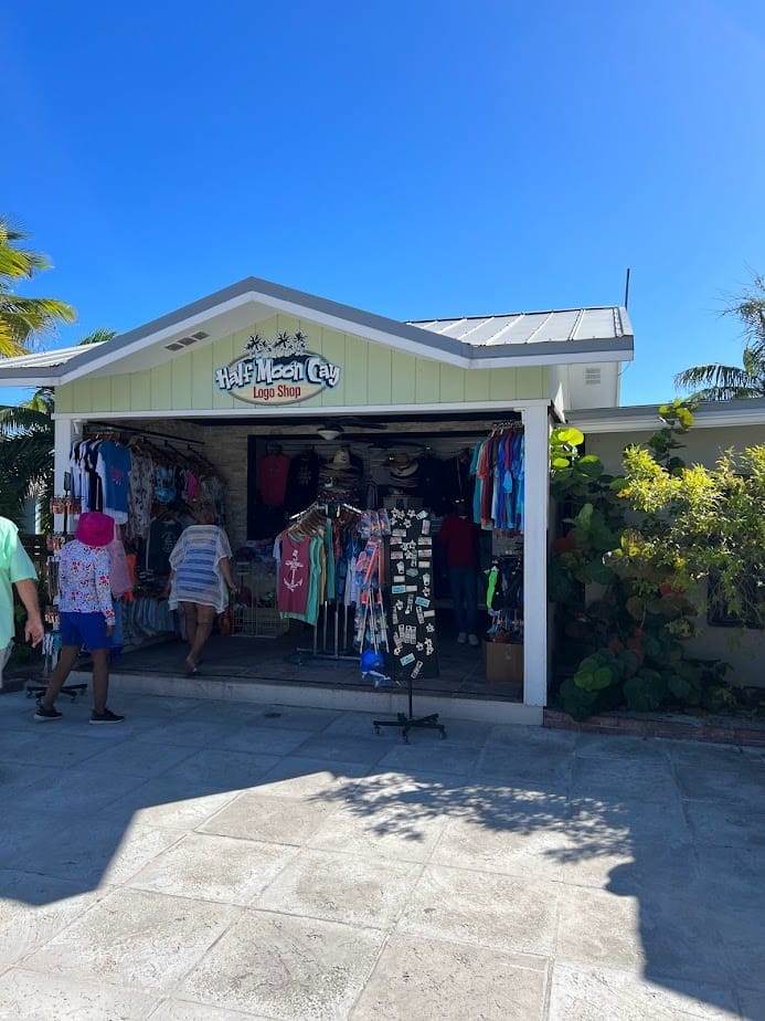 storefront on Half Moon Cay