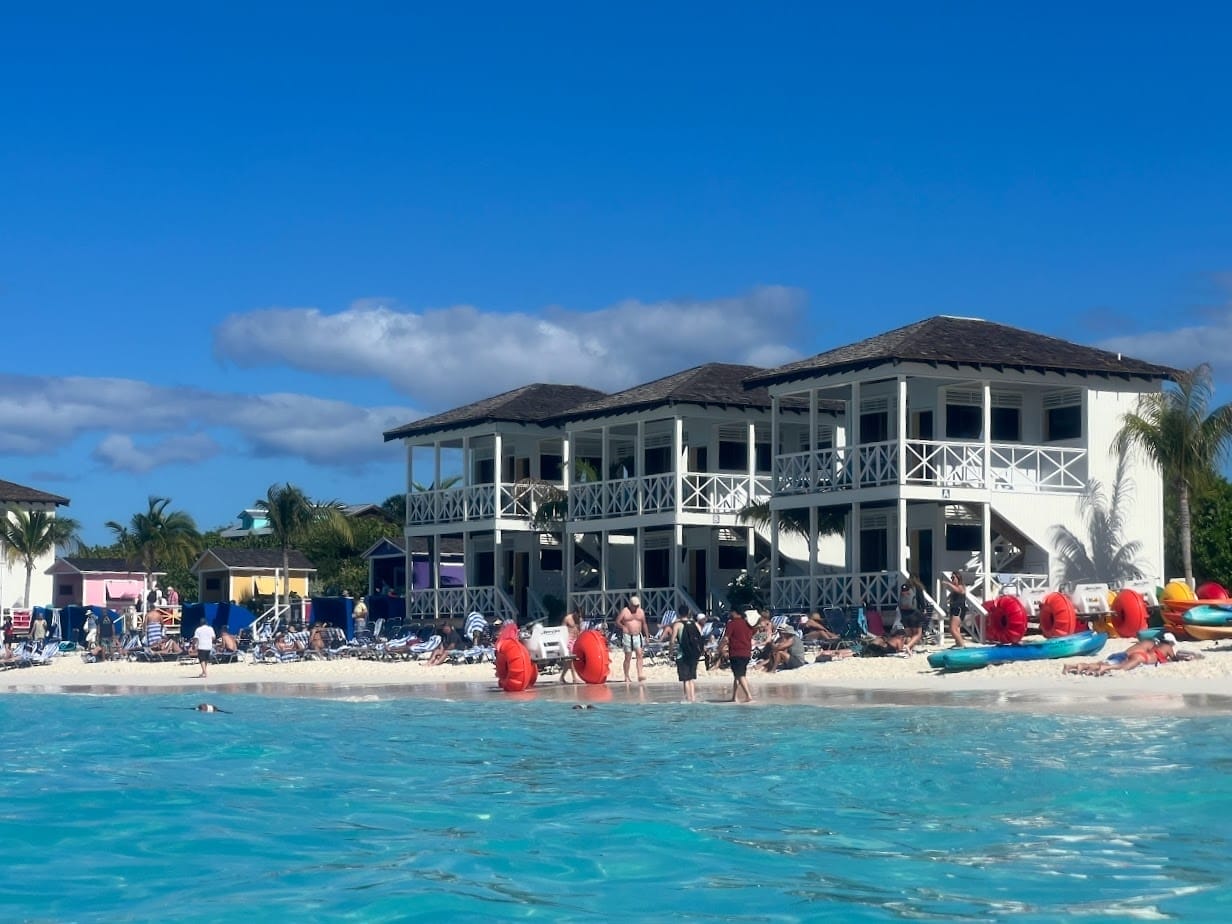 two story villas at Half Moon Cay