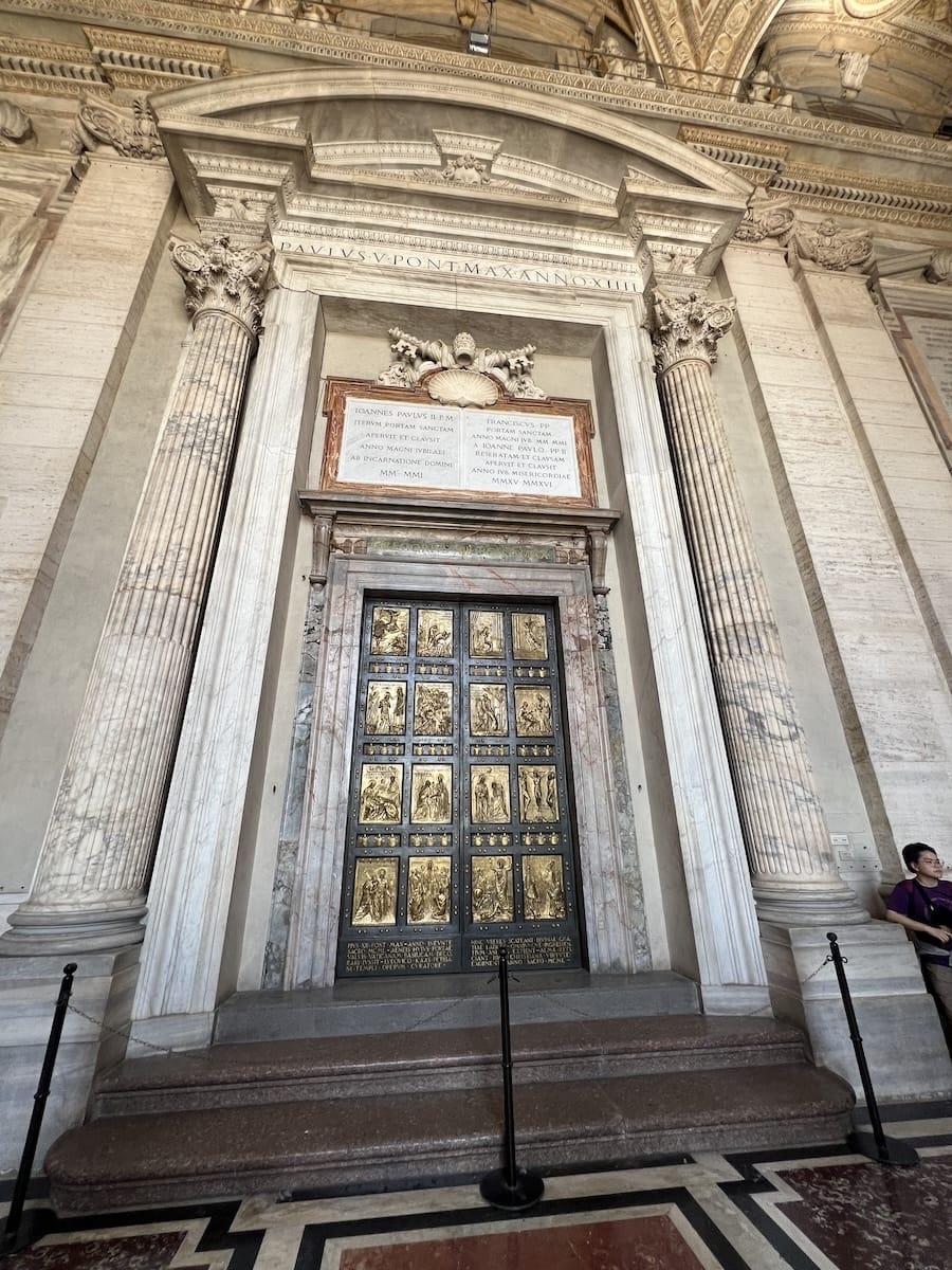 Holy Doors at St Peters Basilica