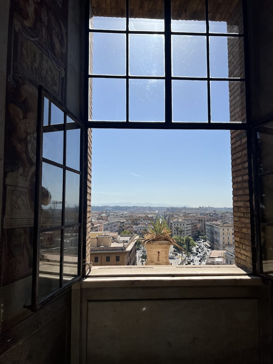 view from Vatican museums