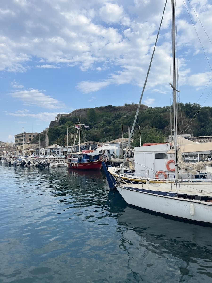 Corfu marina
