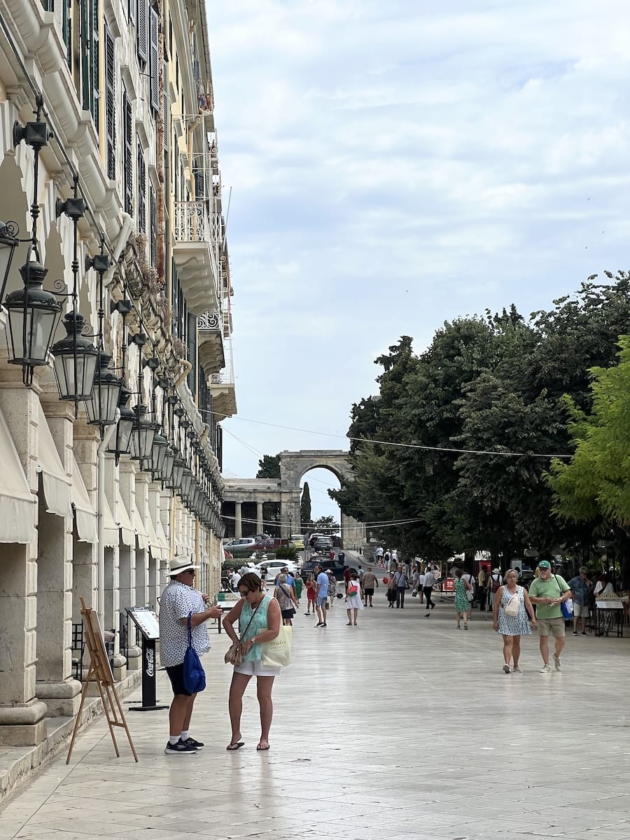 Spianada Square in Corfu, Greece