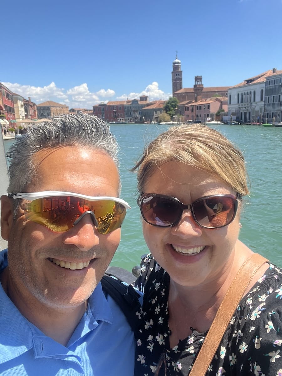 Kevin and Michele in Venice