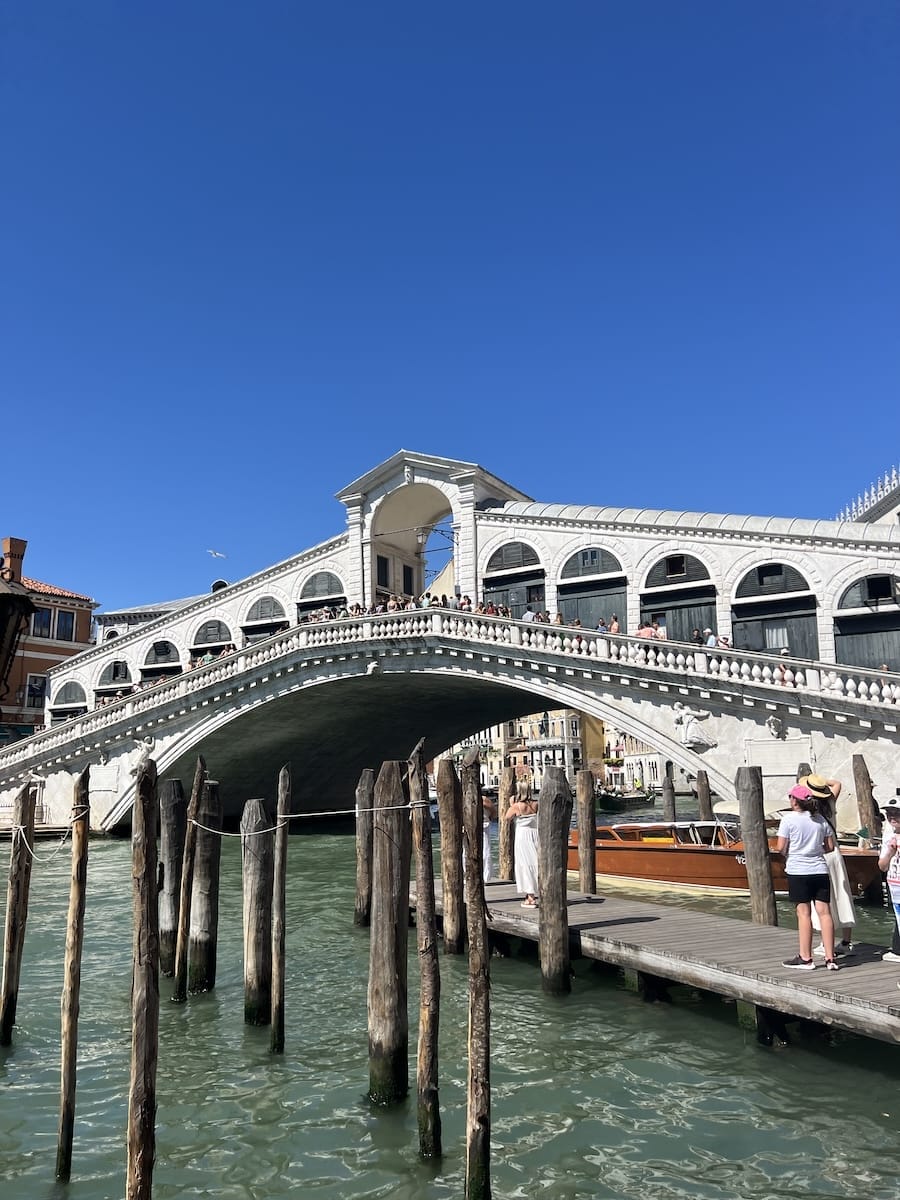Rialto bridge in Venice, Italy