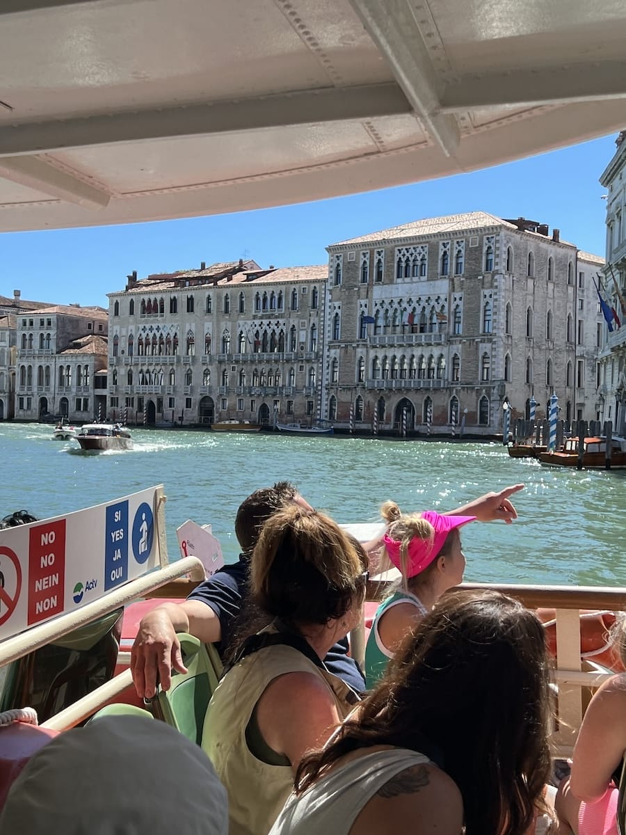 Grand Canal vaporetto tour
