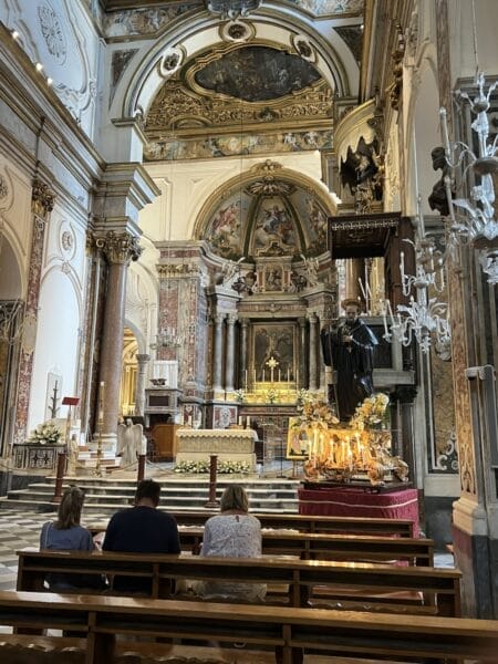 Amalfi church interior