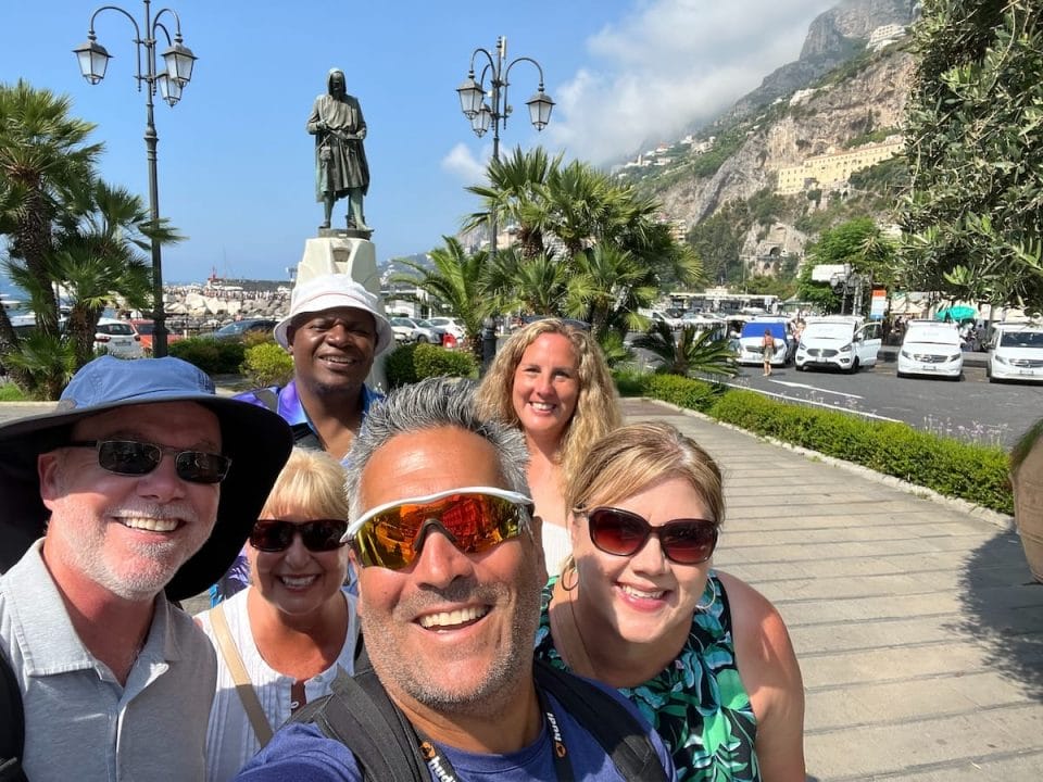 group photo in Italy