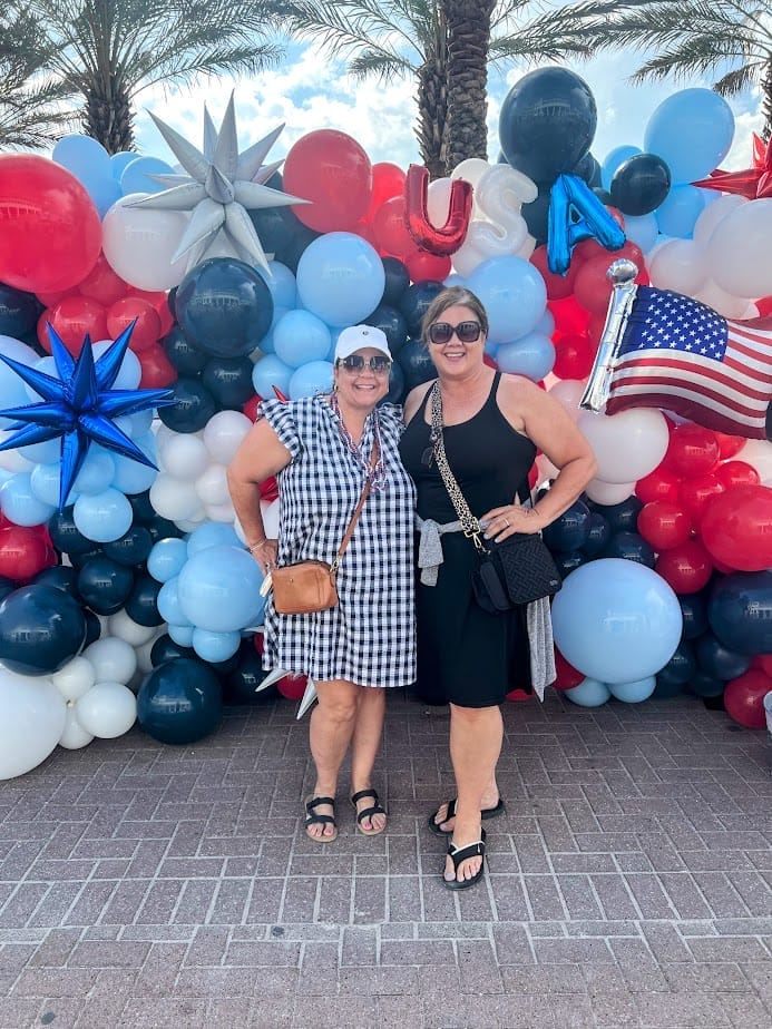 two girls at Seaside celebration
