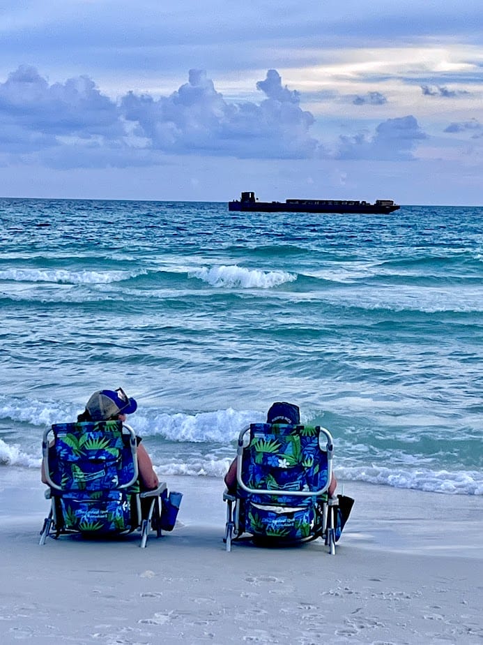 two girls on the beach