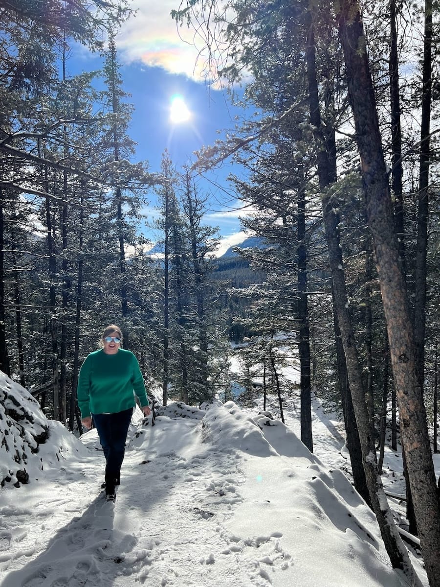 Michele in Banff Canada