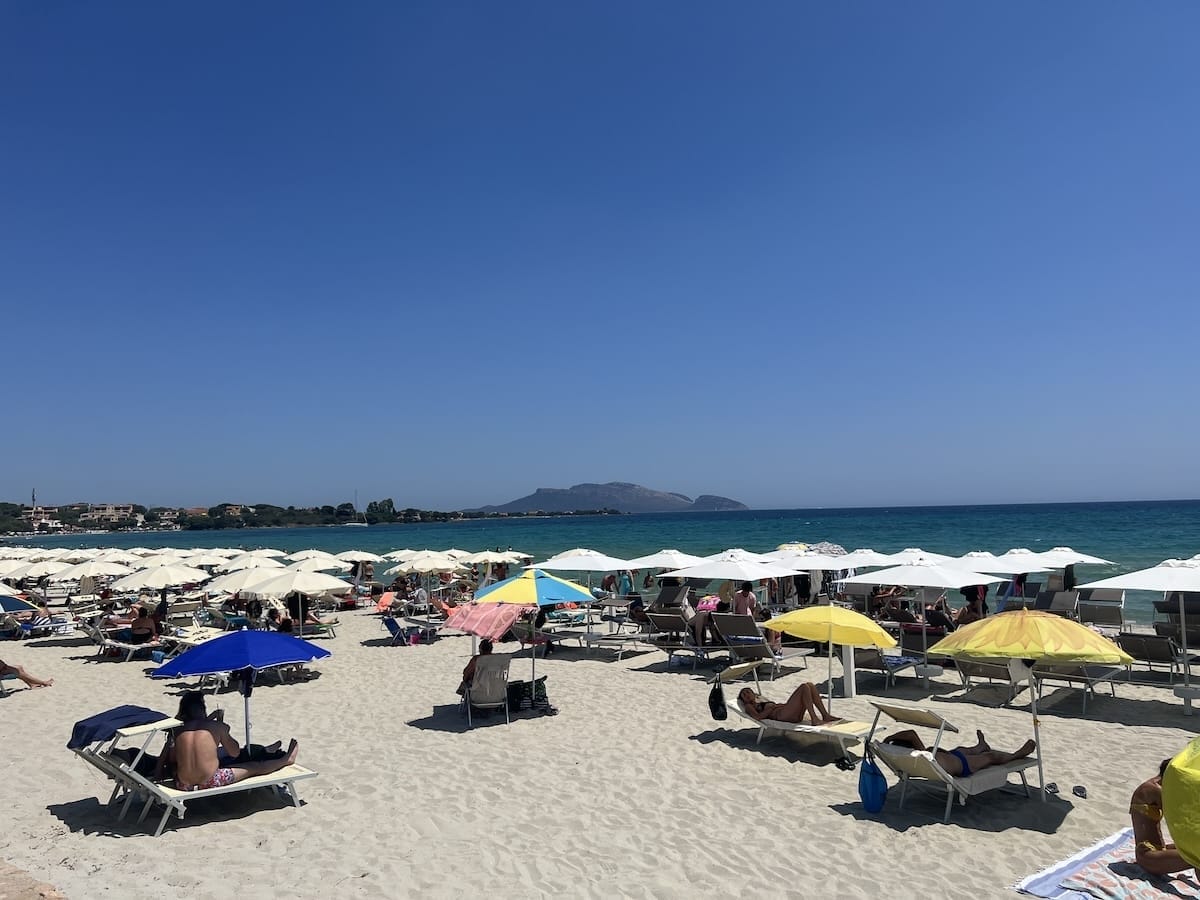 Pittolongu Beach in Olbia