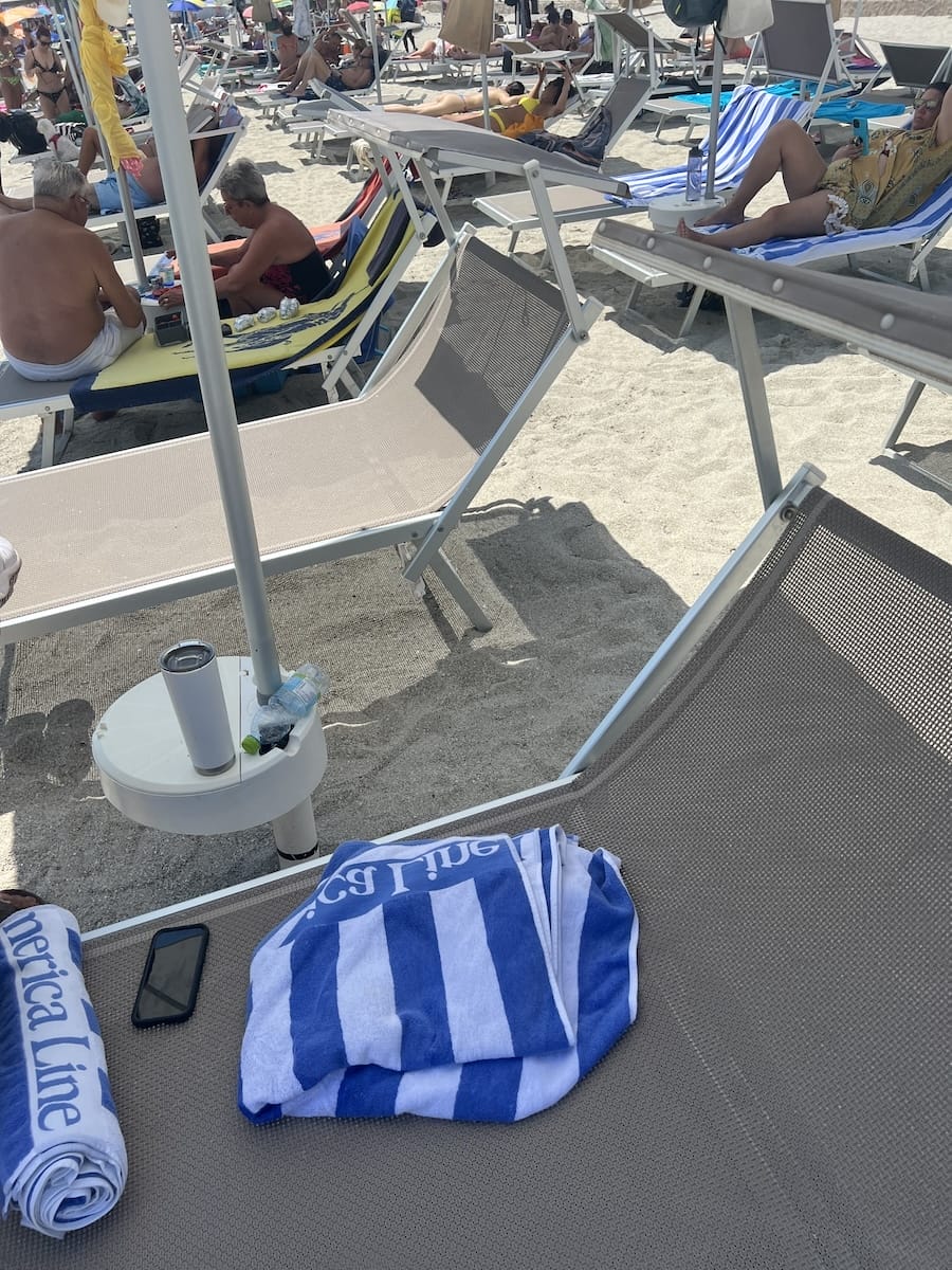 beach chairs