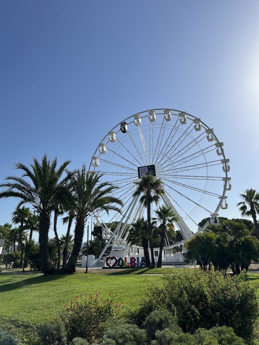 Olbia cruise port ferris wheel