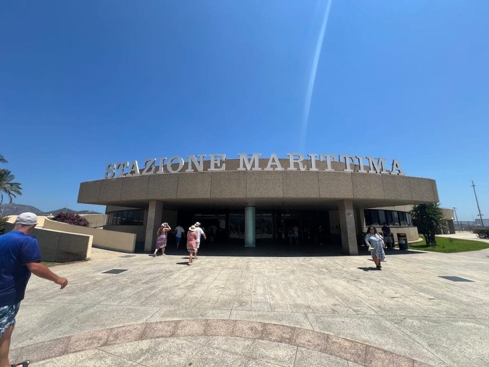 Olbia cruise port entrance