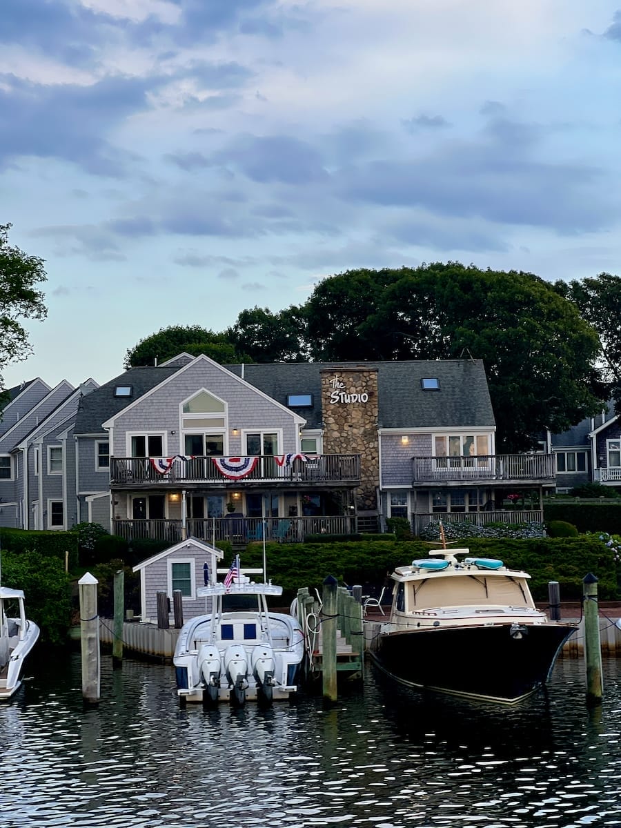 boats in the harbor