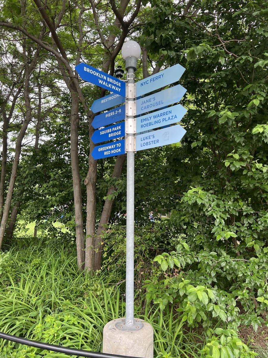 Brooklyn park sign