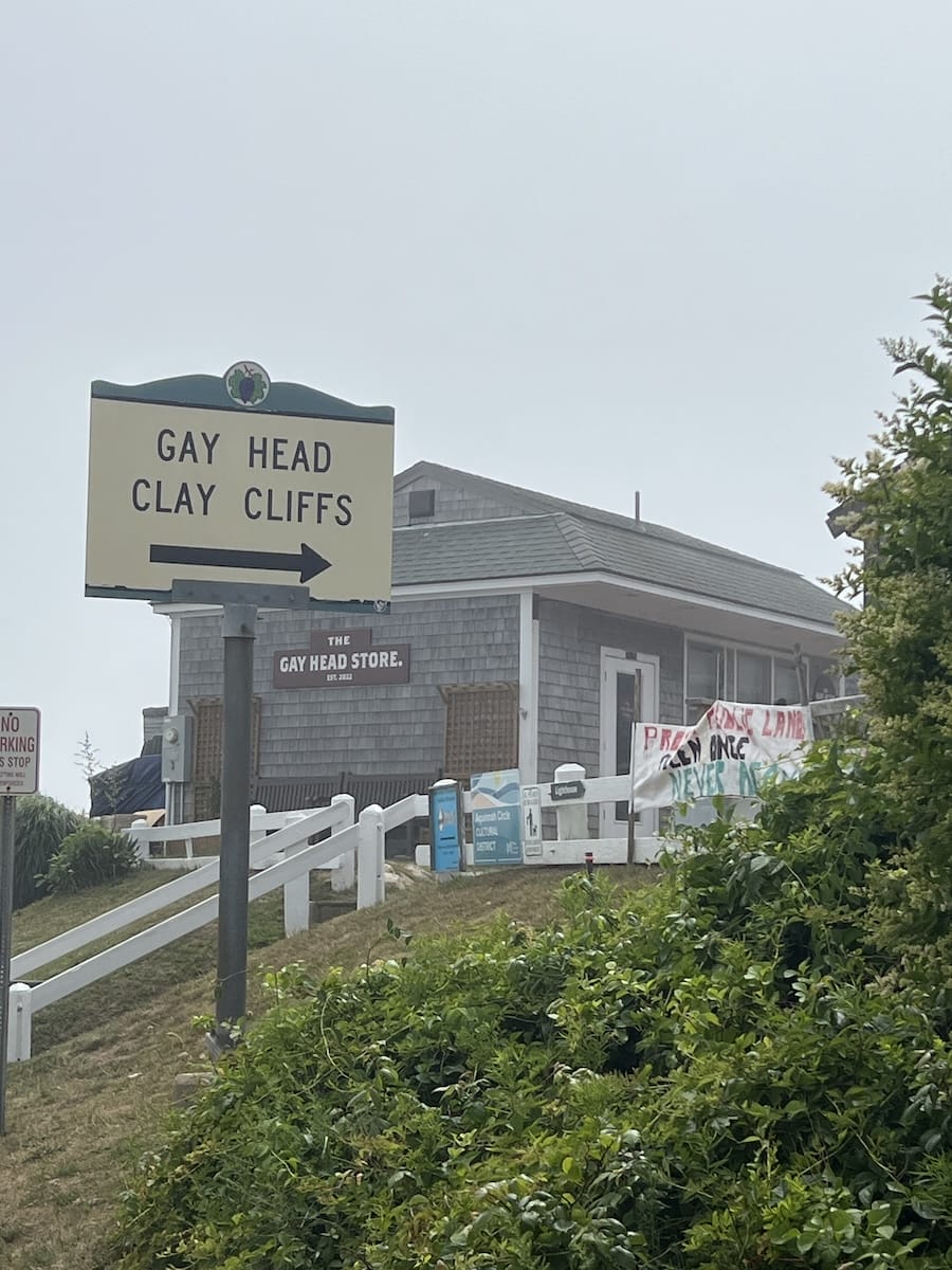 Clay Cliffs sign