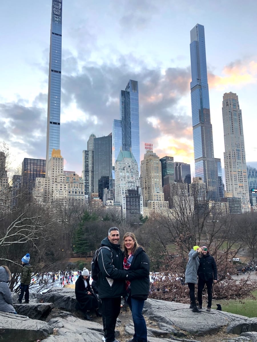 Kevin and Michele in Central Park