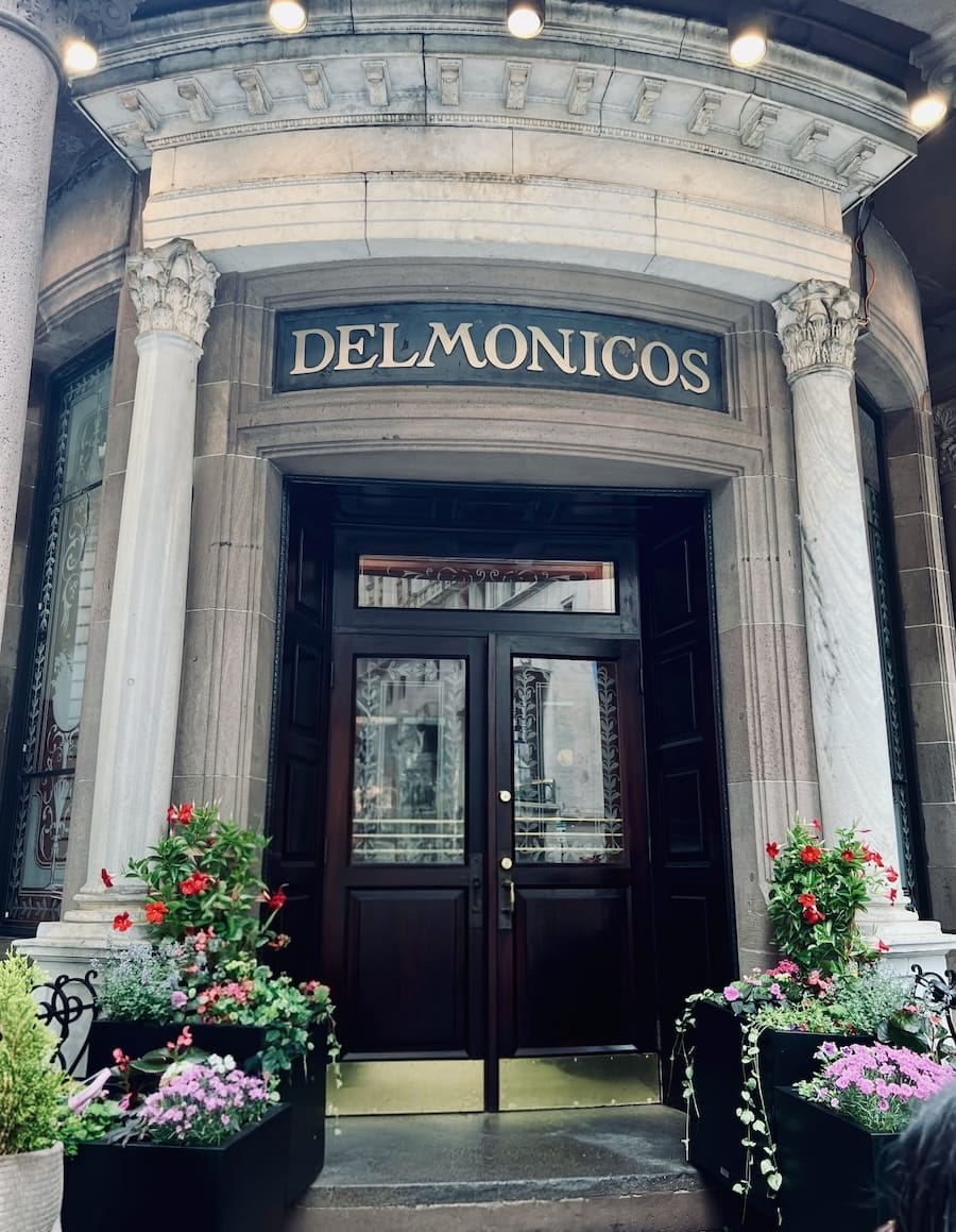 Delmonico's restaurant in NYC
